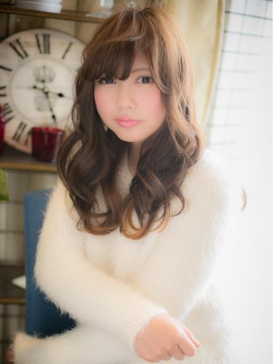 【光に透けるような】‥カラー☆の大人ロングb