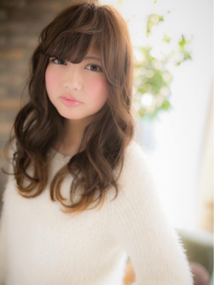 【光に透けるような】‥カラー☆の大人ロングa