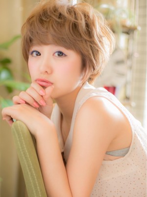 プラスパーマで♪¨モテカジュ¨ショートa