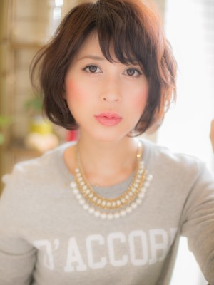 大人カジュアル☆★上品ゆるボブa