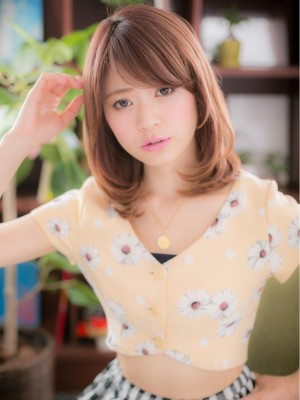 《隠しカール》で癒し系♪ミディa