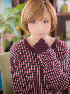シンプル可愛い★ヌーディボブa