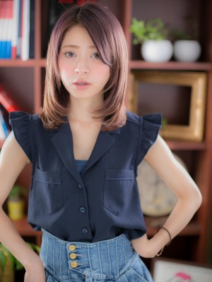 ツヤ☆潤い☆ワンカールストレートb