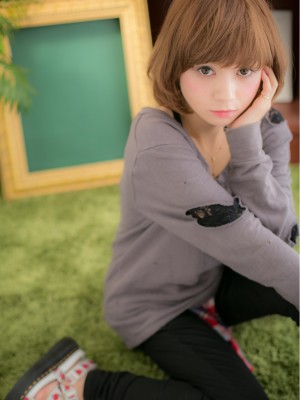 表情まで優しく見せる♪シフォンミディb