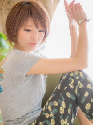 ツヤがポイント☆ナチュラルボブa