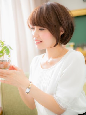 《大人かわいい》‥ショートボブb
