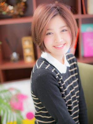 ナチュラル＆クール★ショートボブa