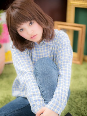 眉見せでハッピーフェイス☆ｂ