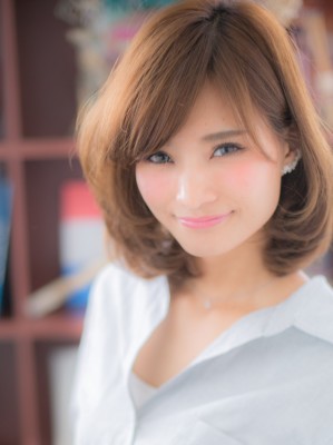 シフォンカールで大人レディ・セミディa