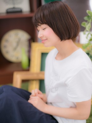 コンパクトなフォルムで狙う&小顔見せ&ボブb