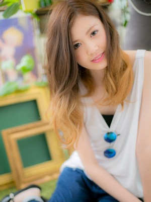 《グラデカラー》で‥グラマラス大人カールb