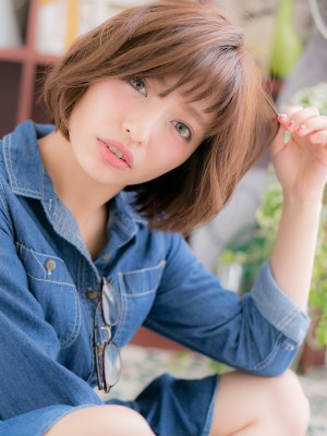 ショートバングとラフ☆ミディａ