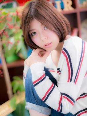 【シンプルカワイイ☆まろやかボブa】
