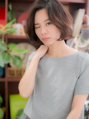 【キメ過ぎないボサ感がポイント★ラフボブa】