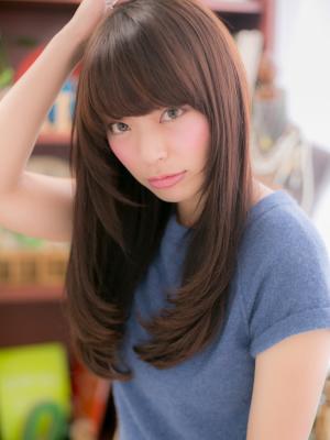 【素髪感が魅力たおやかロングa】