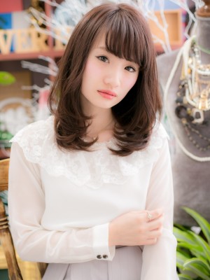 ダークカラーで♪大人お嬢様セミディa