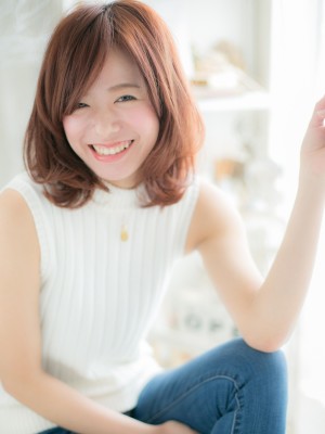 カラーがポイント☆ふわミディｂ