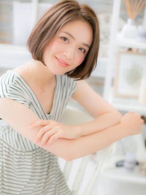 大人かわいいボブ…マーメイドアッシュｂ