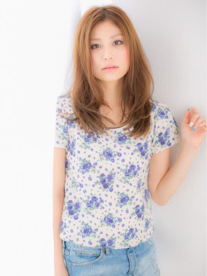 大人かわいい☆ゆらぎセミロングb