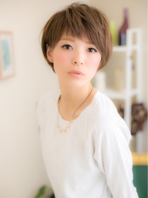 潤いカラー☆…で゛シンプルショート゛b