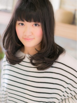 ナチュラルゆるふわヘアa