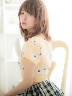 《隠しカール》…で癒し系♪ミディb