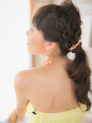 《ビーチウェディング風》…ヘアアレンジ☆ｂ