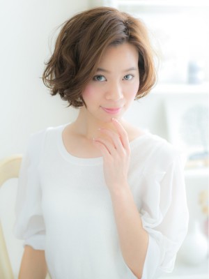 大人カジュアルなフェミニン☆ボブa