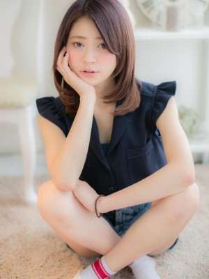 ツヤ☆潤い☆ワンカールストレートb