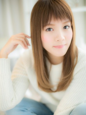 さらさら♪ストレート＋短めバングa