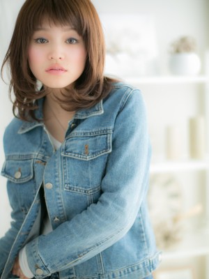 ショートバングで【甘辛ミディ】ｂ