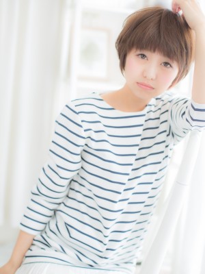 Happy ラフショート♪眉見せでCuteに♪b