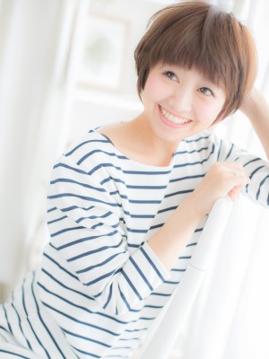 Happy ラフショート♪眉見せでCuteに♪a