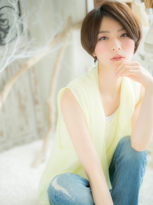 飾らないシンプルボブa