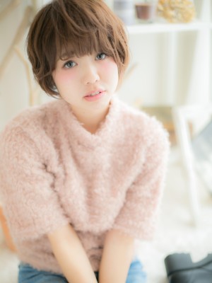 ふわくしゅ可愛い★重めマッシュショートa