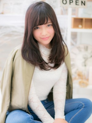 ツヤ☆ワンカールストレートb