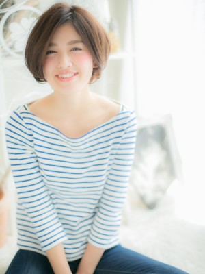 自然体な魅力♪ラフボブb