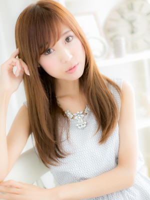 【まっすぐストレート】ラフな質感リラクシーロング