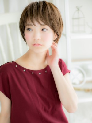 【まっすぐストレート】フェミニン☆ナチュショート
