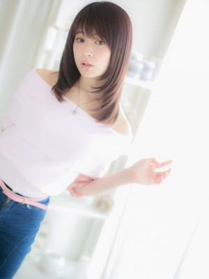 ゛ダークトーン゛のさらつや♪ストレートb