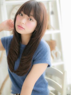 素髪感が魅力たおやかロングa