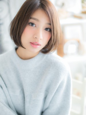 好印象なフェミニンボブa