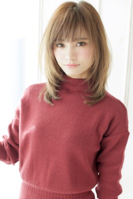 ニュアンスカールエアリーボブエアリーカールふわふわボブA23