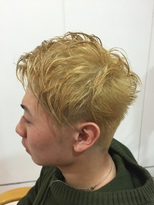 golden hair