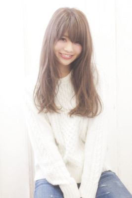 エフォートレスな大人ロング　簡単スタイリング