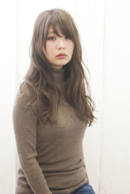 大人可愛いカジュアルロング