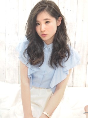 大人フェミニン#ルーズウェーブロング