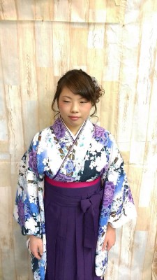 【卒業式】袴スタイル＠アシメトリールーズアップ