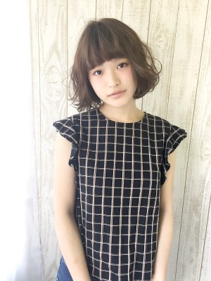 大人かわいいエフォートレスボブ bymaho