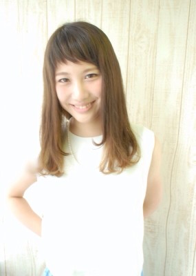 【シースルーバングで愛されロング】仲宗根 尚美